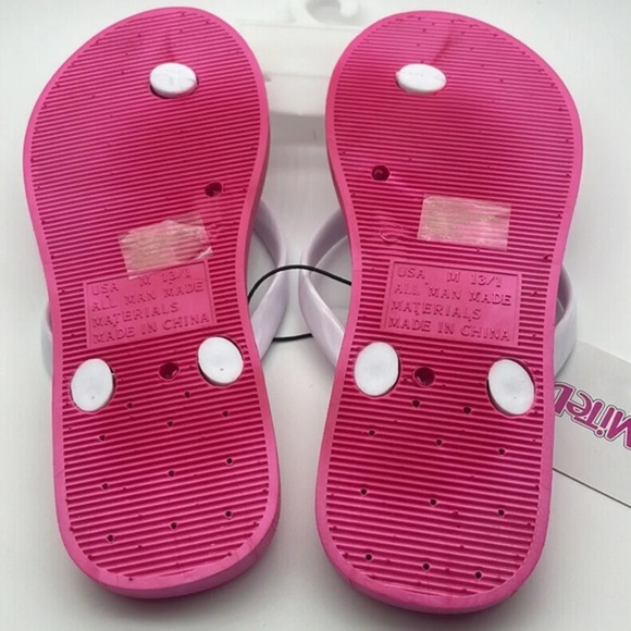 LIMITED TOO Flip Flop Sandal, Kid’s, PINK, Size 13/1, NWT - Picture 9 of 11